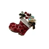 Cheap Laura Vita Bijou broche Chaussette de Noël