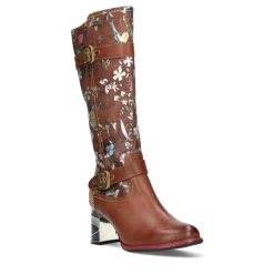 Shop Laura Vita Bottes - MARBREO 01 Marron