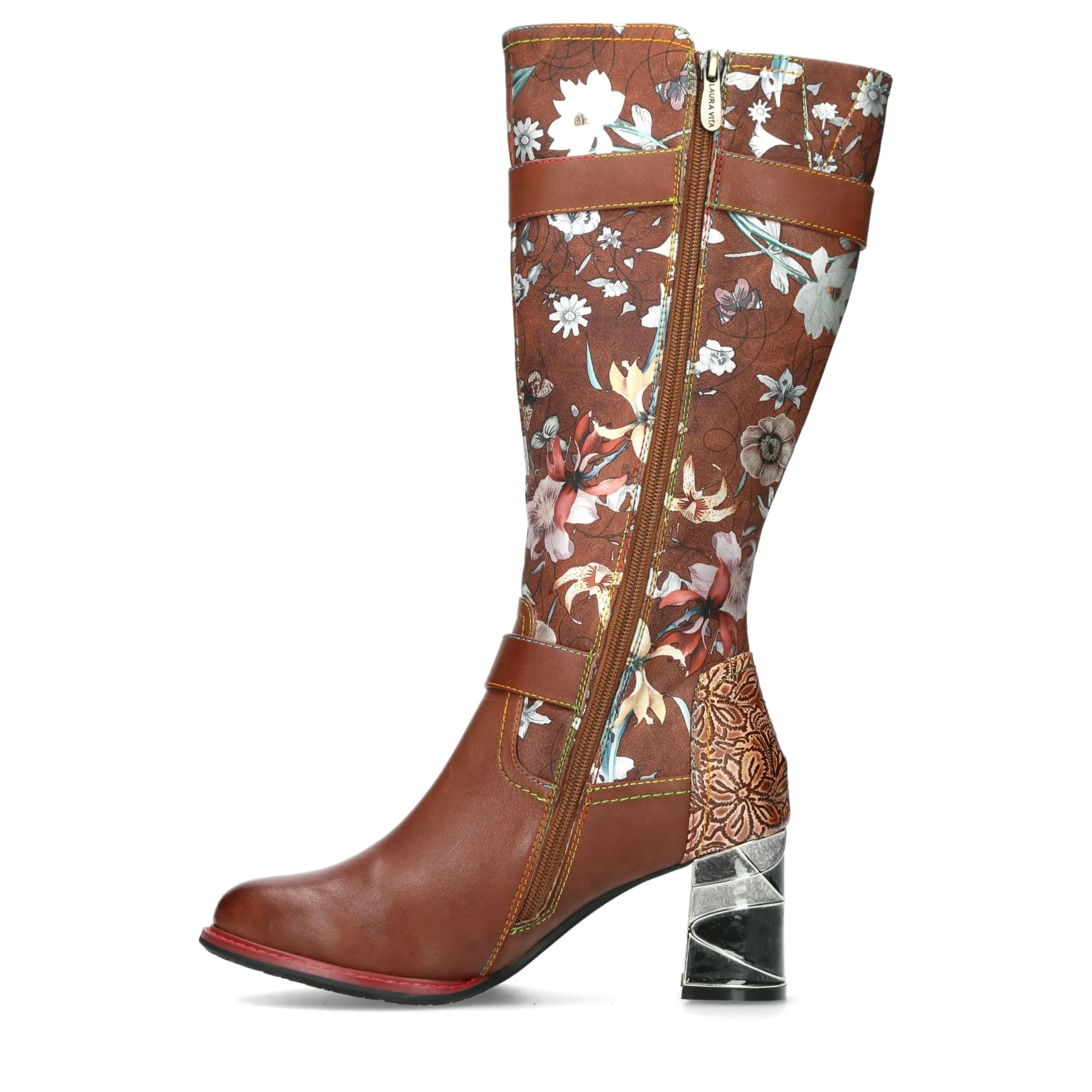 Shop Laura Vita Bottes - MARBREO 01 Marron