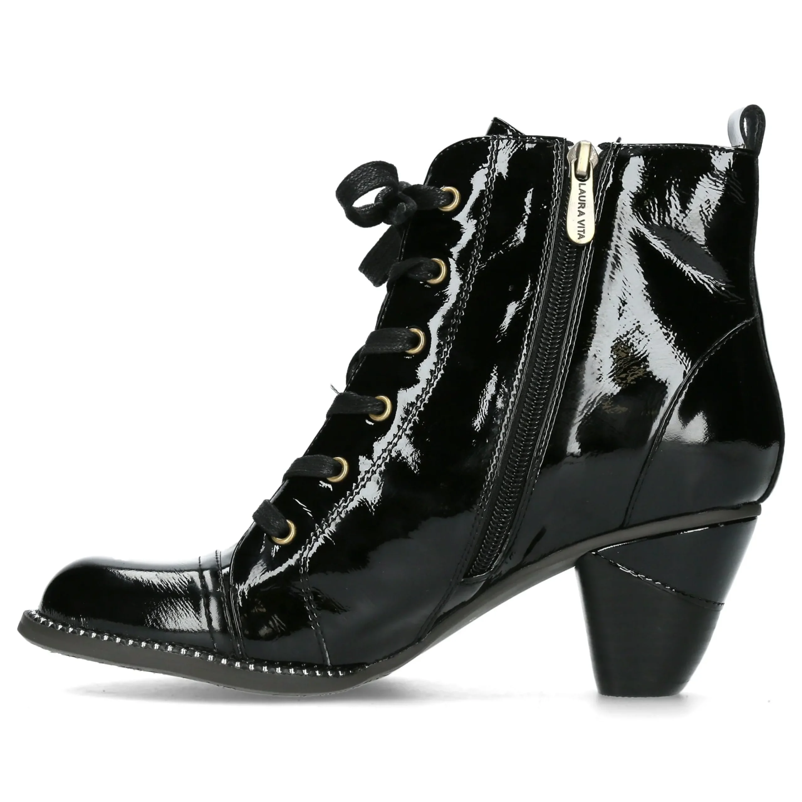Shop Laura Vita Bottines - ALCIZEEO 78 Vernisnoir