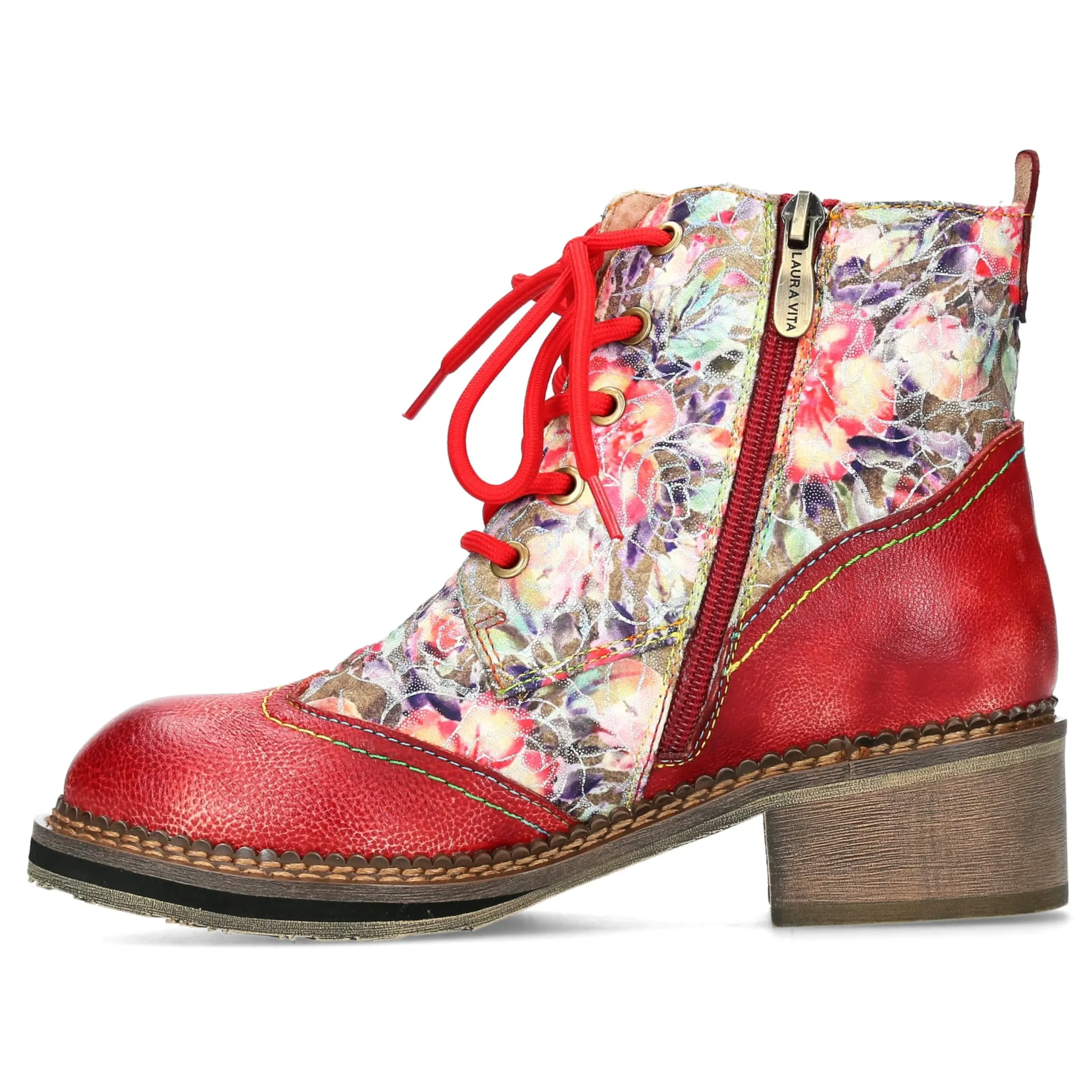 Shop Laura Vita Bottines - GICLETO 01 Rouge