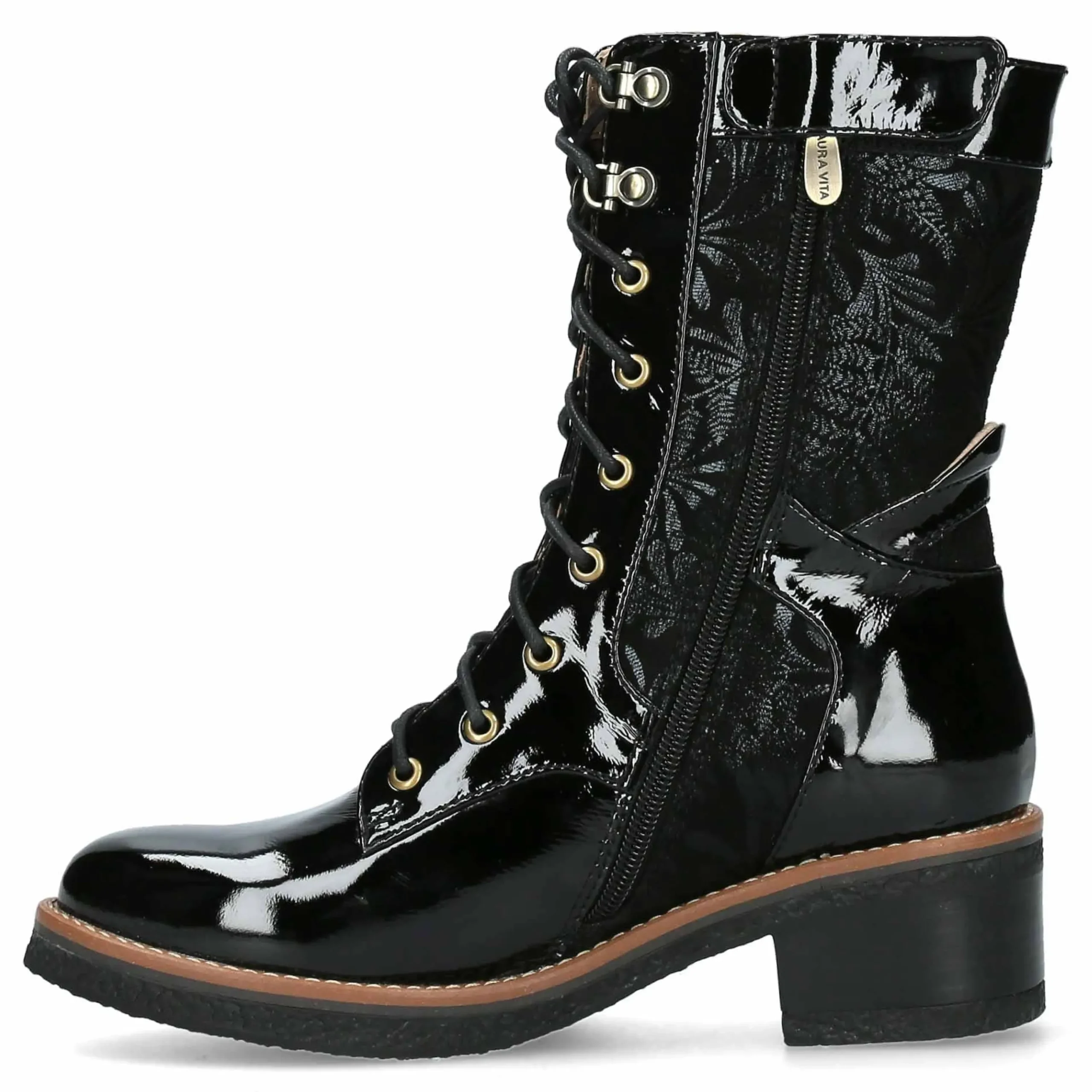 Sale Laura Vita Bottines - RACHELEO 02 Vernisnoir