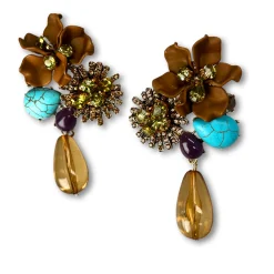 Outlet Laura Vita Boucles d'oreille Chardon Exclusivité