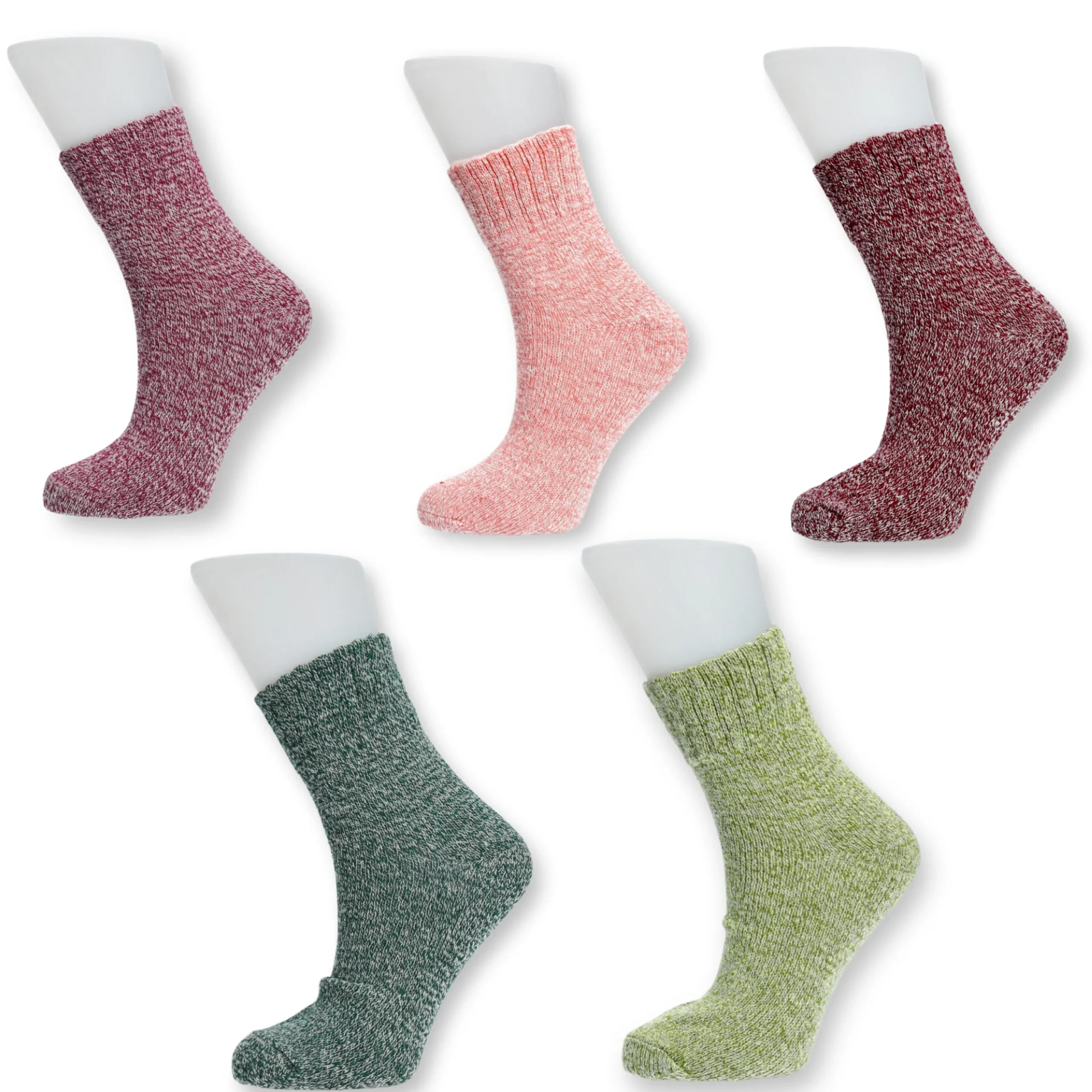 Fashion Laura Vita Chaussettes en lot de 5 paires Réconfort
