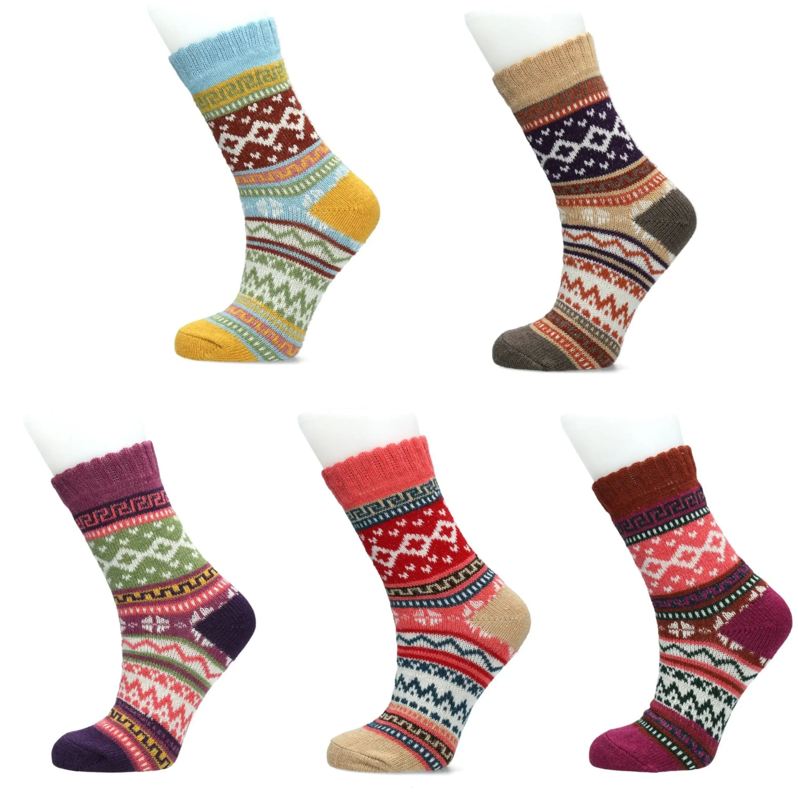 Sale Laura Vita Chaussettes en lot de 5 paires Winter