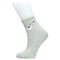 Fashion Laura Vita Chaussettes en lot de 5 paires Ourson