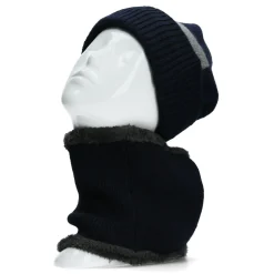 Clearance Laura Vita Duo Bonnet et cache-cou motifs géo