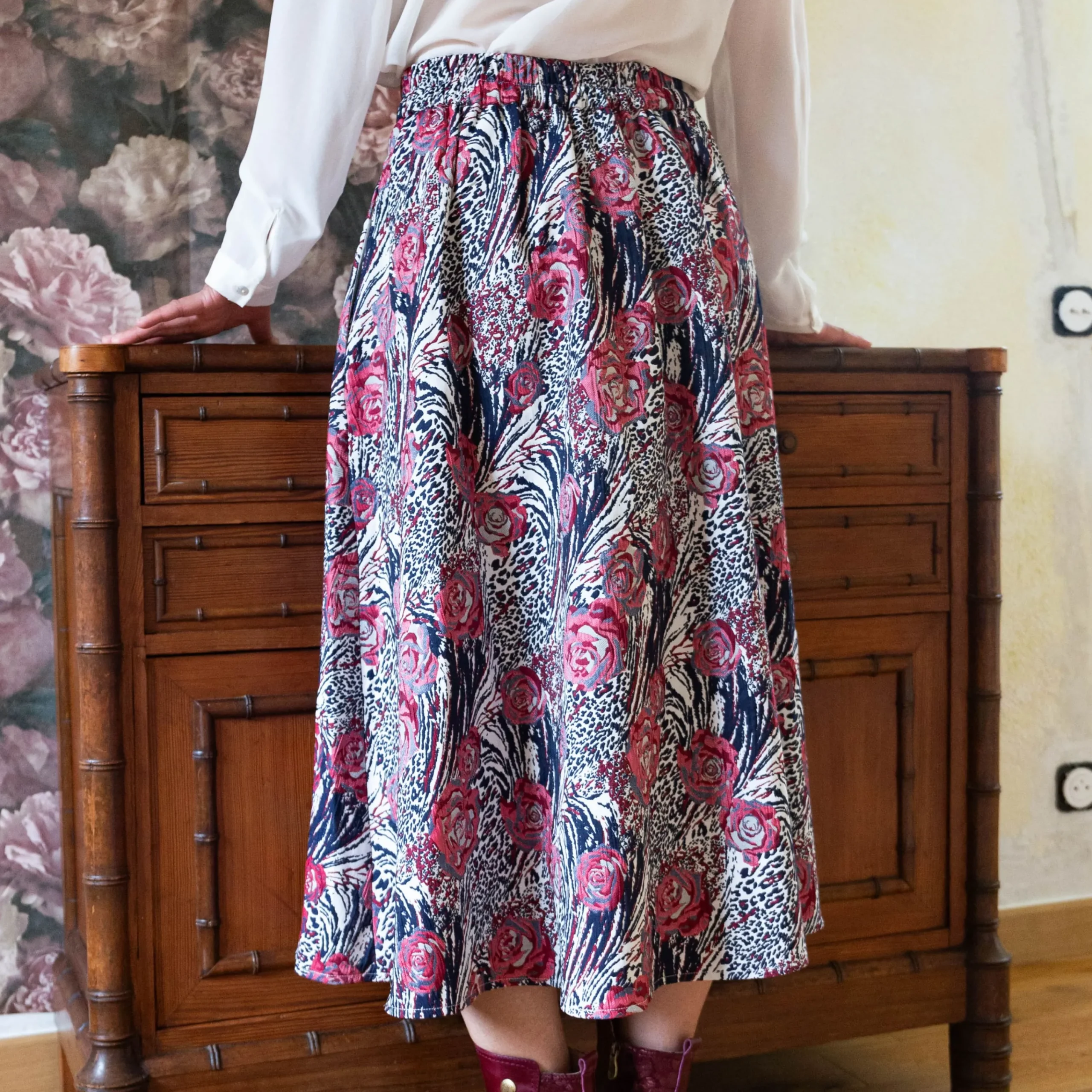 Cheap Laura Vita Jupe Astree Bordeaux Studio