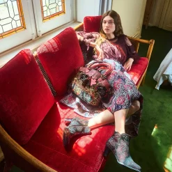 Cheap Laura Vita Jupe Astree Bordeaux Studio