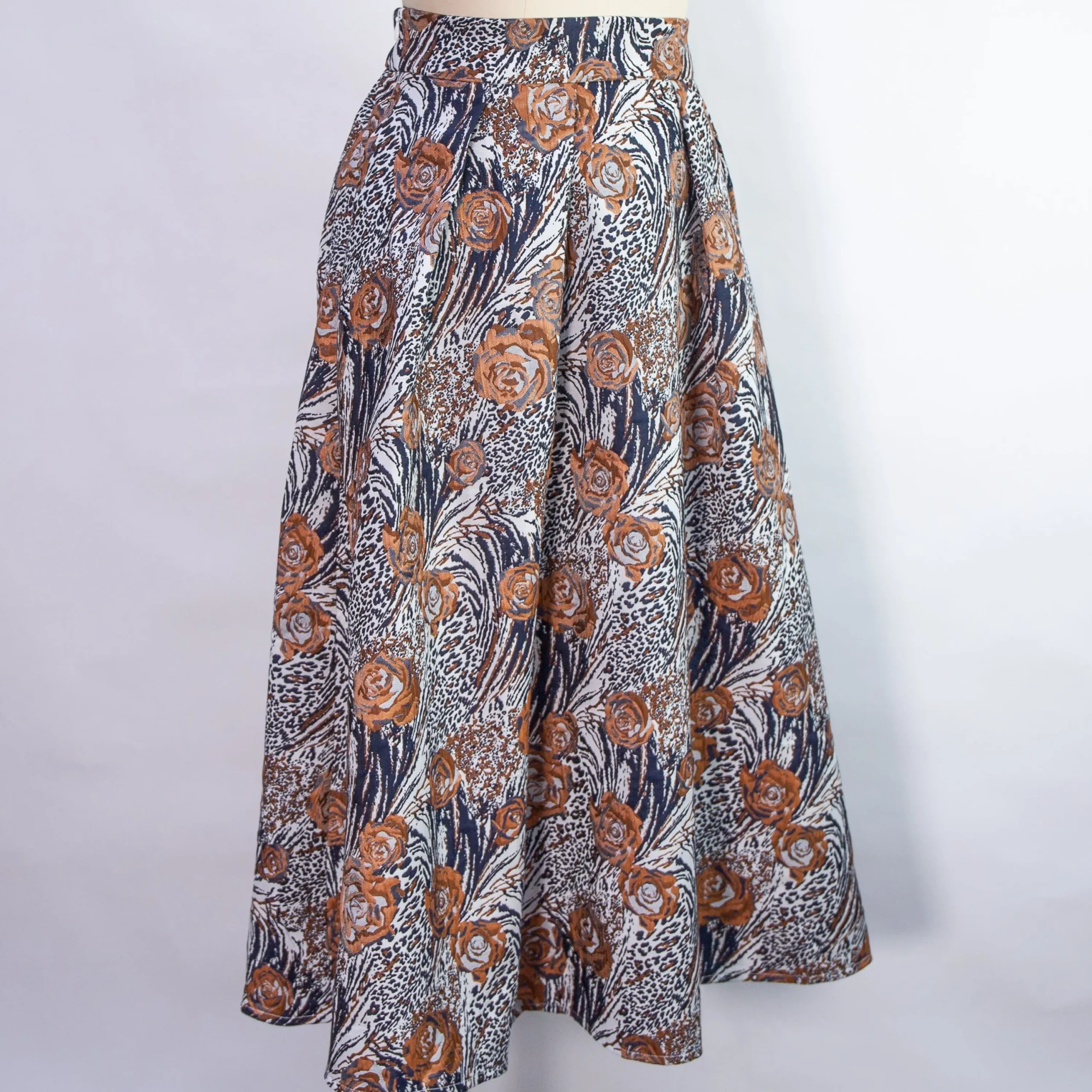 Sale Laura Vita Jupe Astree Marron Studio
