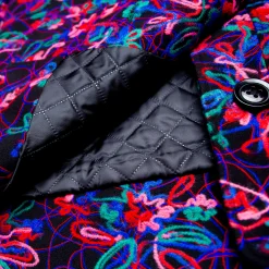 New Laura Vita Manteau Atlas Violet Studio
