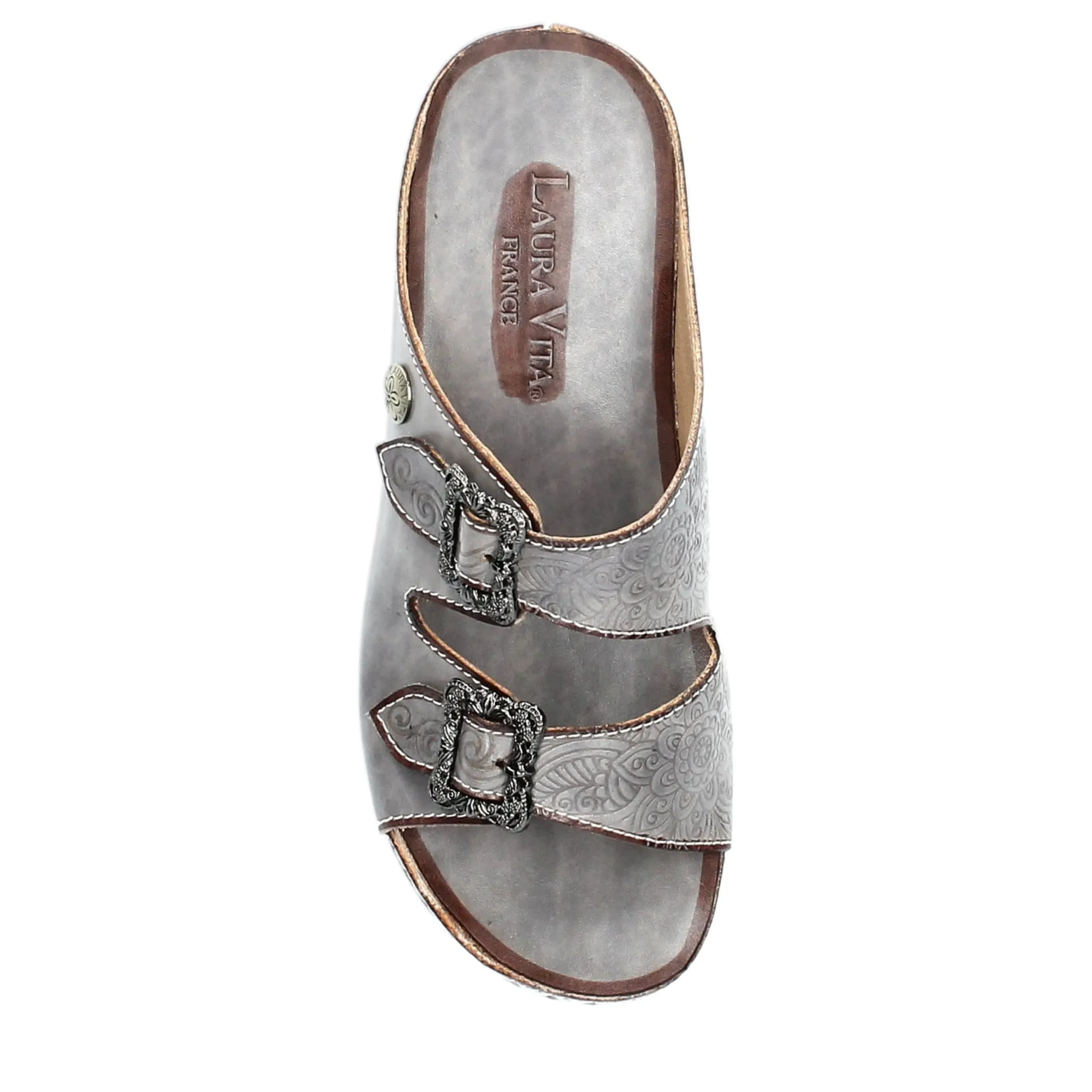 Sale Laura Vita Mules - DORRY 04 Gris
