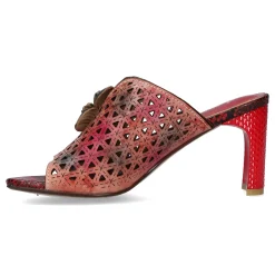 Cheap Laura Vita Mules - HUCMISO 0123 Rouge