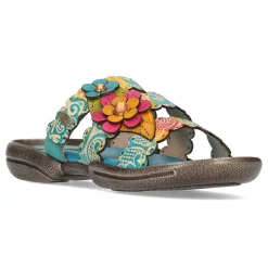 New Laura Vita Mules - LUZO 05 Turquoise