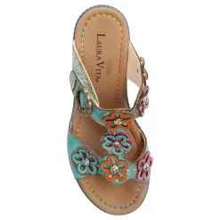 Fashion Laura Vita Mules - NELLAO 06 Turquoise