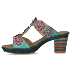 Fashion Laura Vita Mules - NELLAO 06 Turquoise