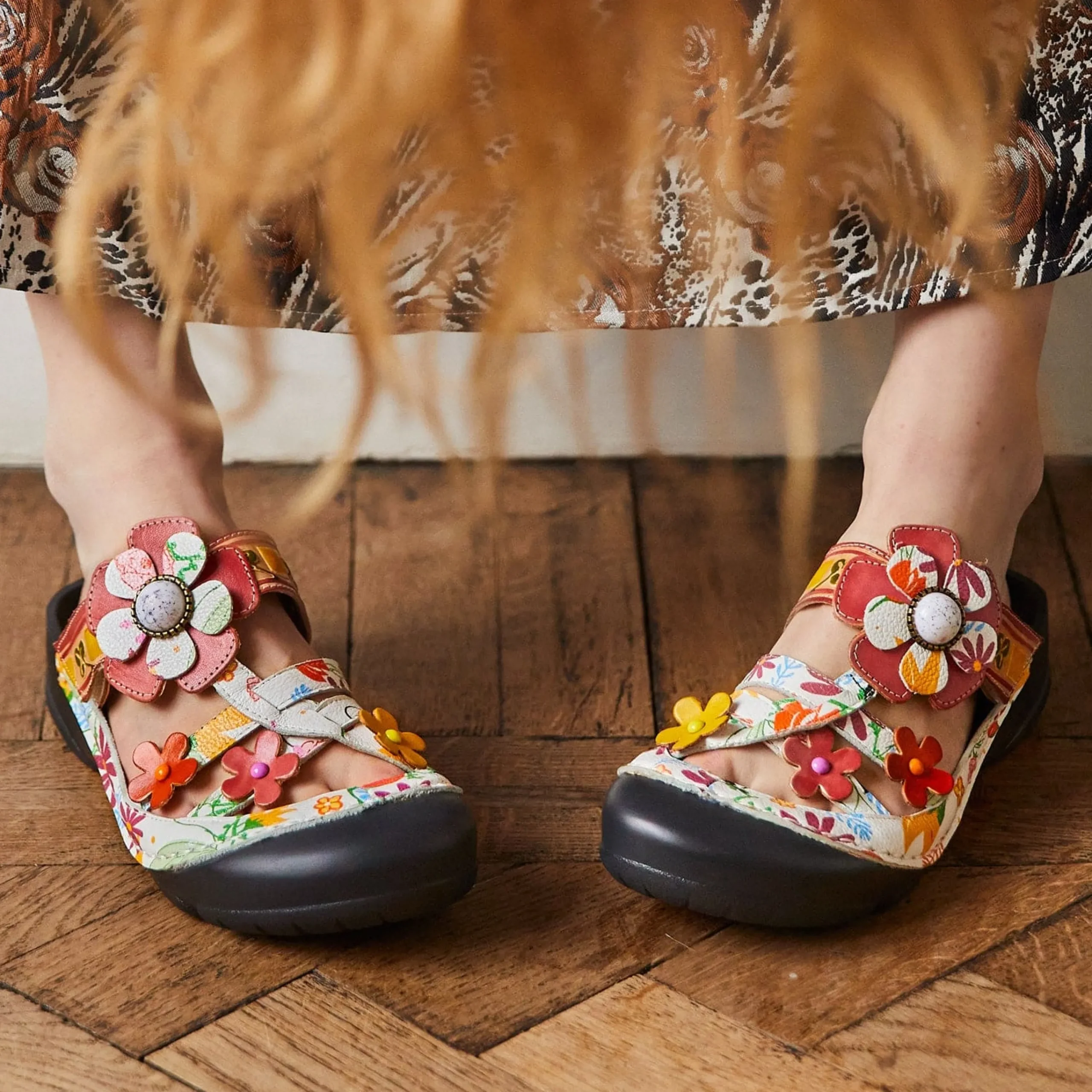 Best Sale Laura Vita Mules - PHENIX Fleur