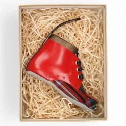 Hot Laura Vita Patère murale pièce unique motif tartan rouge