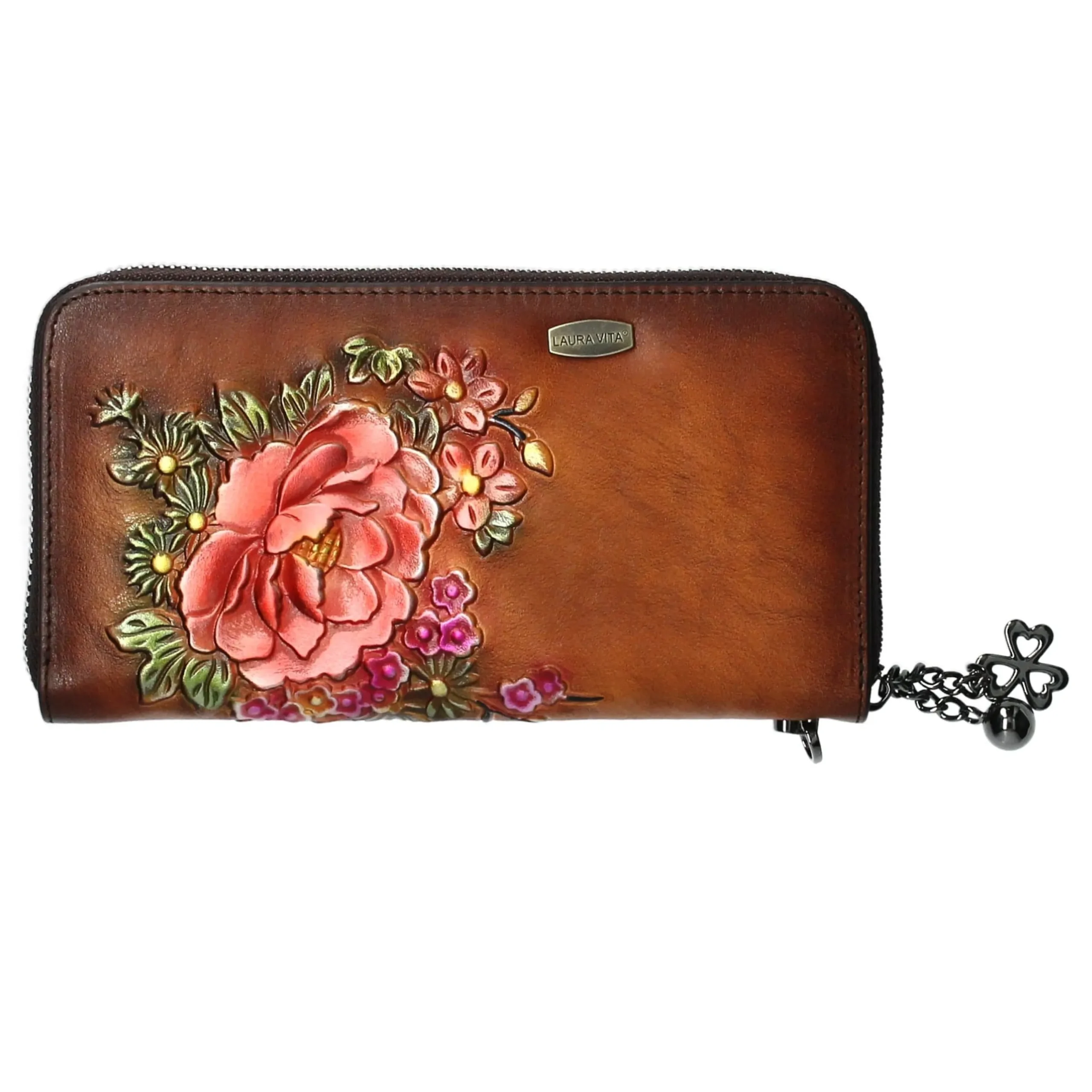 Shop Laura Vita Portefeuille Market cuir