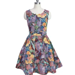 Clearance Laura Vita Robe Demeter Violet Studio