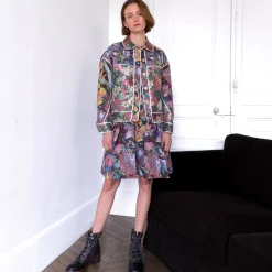 Clearance Laura Vita Robe Demeter Violet Studio