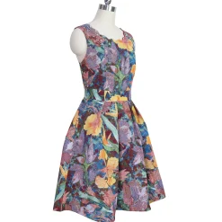 Clearance Laura Vita Robe Demeter Violet Studio