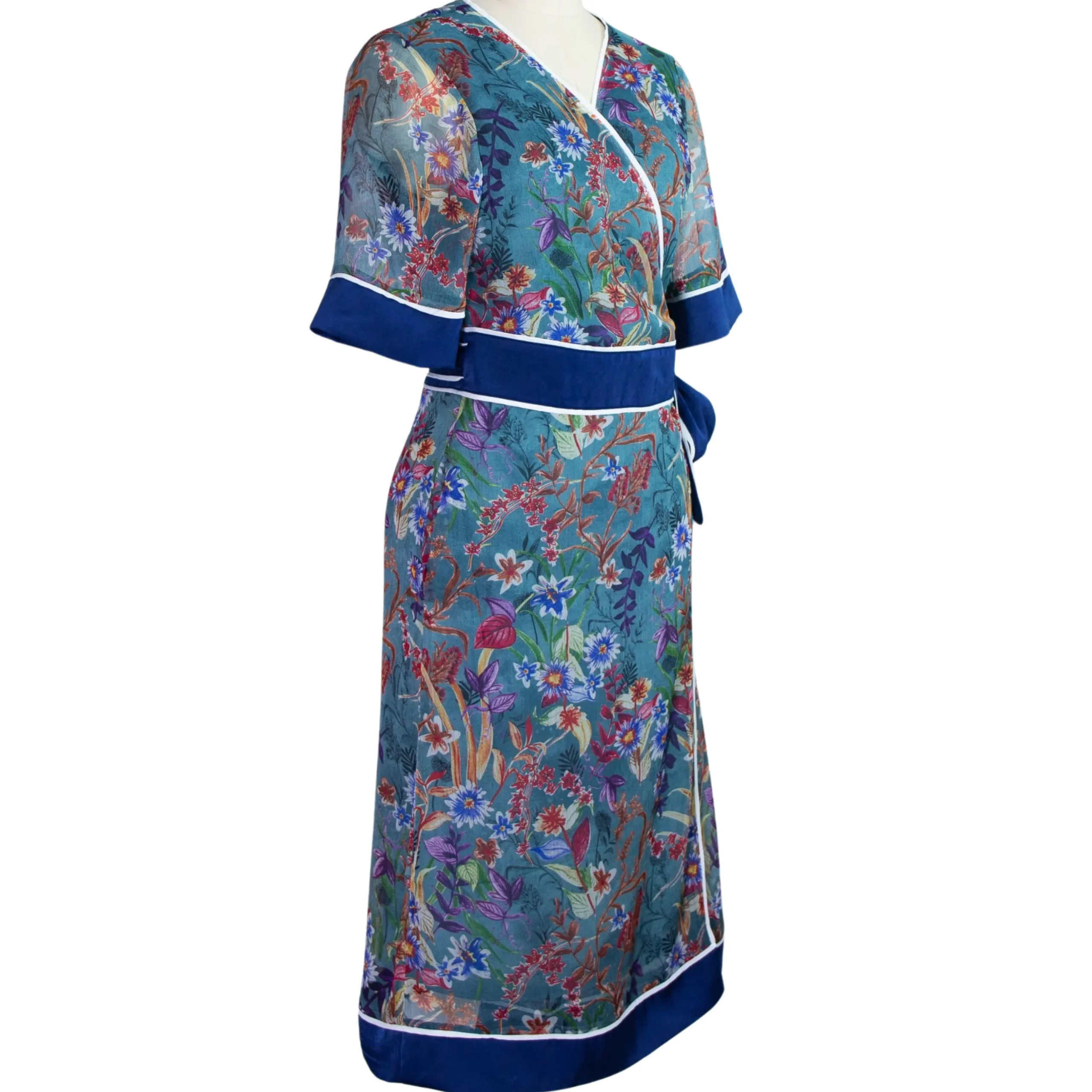 Cheap Laura Vita Robe Heracles Bleu Studio