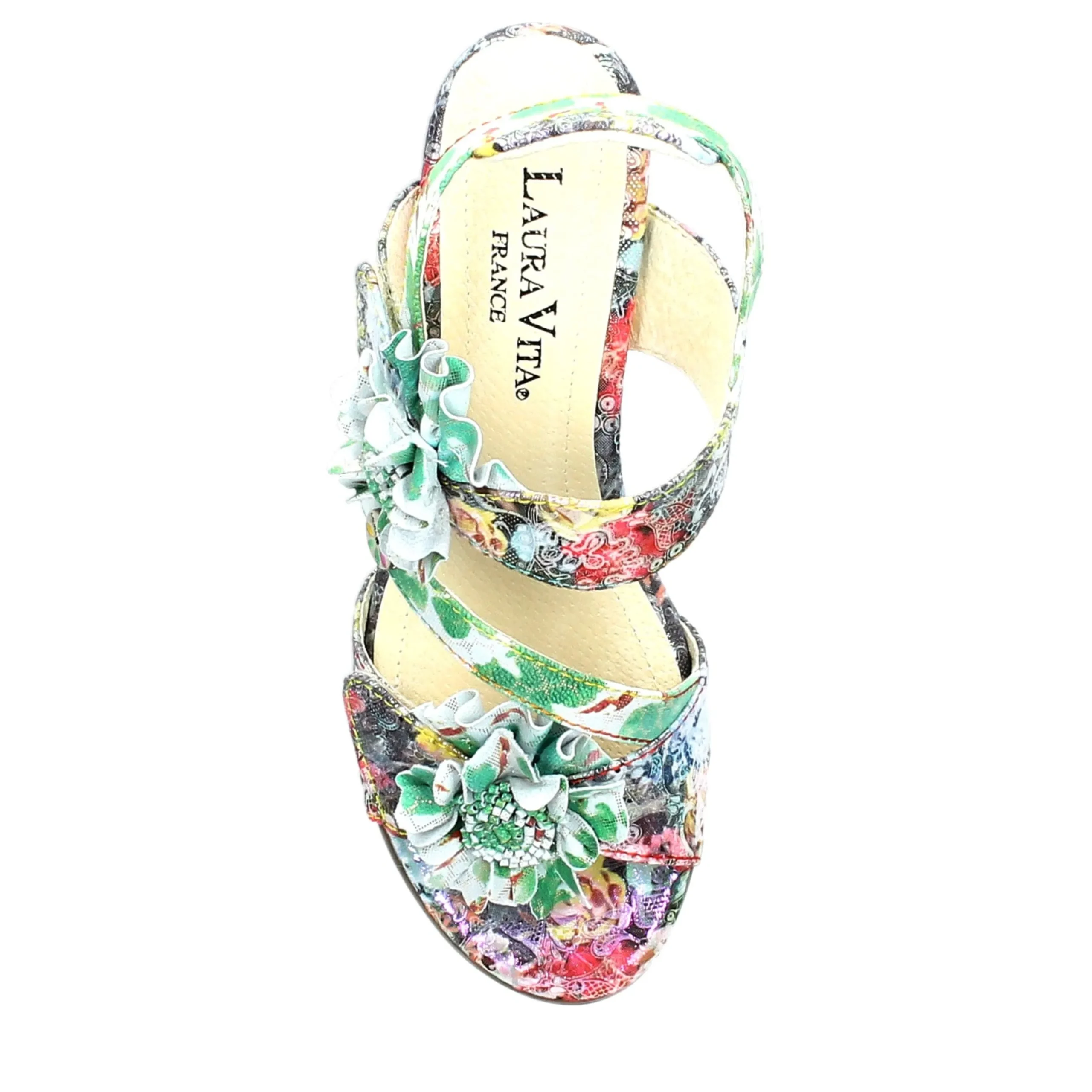 Outlet Laura Vita Sandales - BECTTINOO 01 Vert