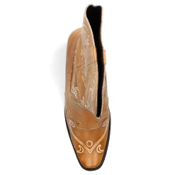 Outlet Laura Vita Santiags - Bottes NAURU Café