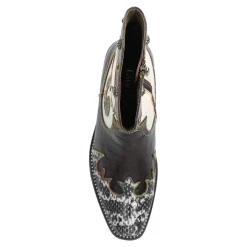 Hot Laura Vita Santiags - Bottines ERCWINAO 12 Noir
