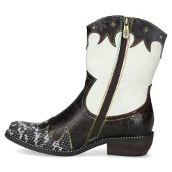 Hot Laura Vita Santiags - Bottines ERCWINAO 12 Noir